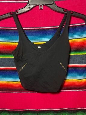 Lululemon Align Tank *Gold Black Size 2 Special Edition A/B Cup